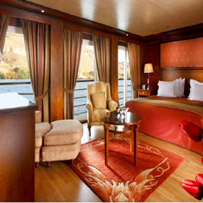 Come aboard the undefined and discover one of 8 cabin categories on a total of 5 decks that can accommodate 62 passengers. Choose your dream cabin and feel at home on board the undefined!