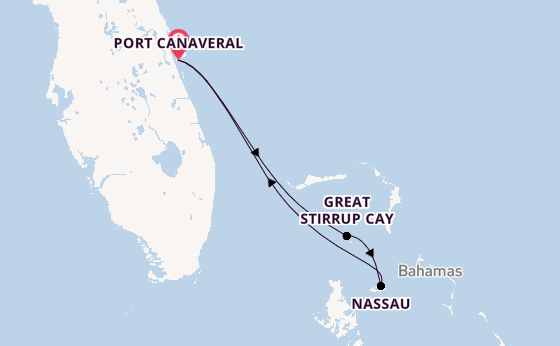 Caribbean from Port Canaveral, Florida, USA with the Norwegian Breakaway