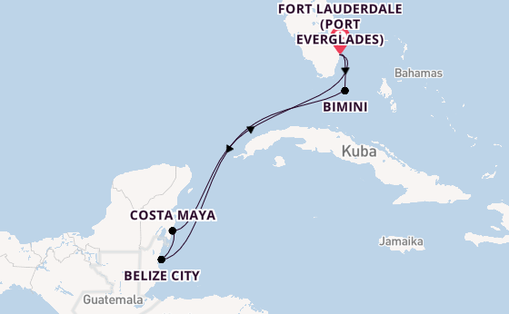 Karibik ab Fort Lauderdale (Port Everglades), USA auf der Celebrity Beyond