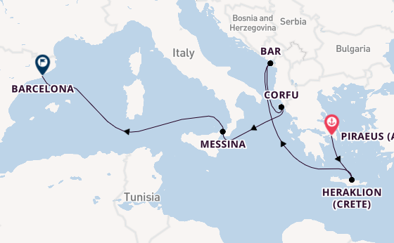Luxury Mediterranean with Greece & Adriatic & Athens Stay