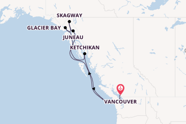 Beleef in 8 dagen het wonderschone Alaska vanuit Vancouver 
