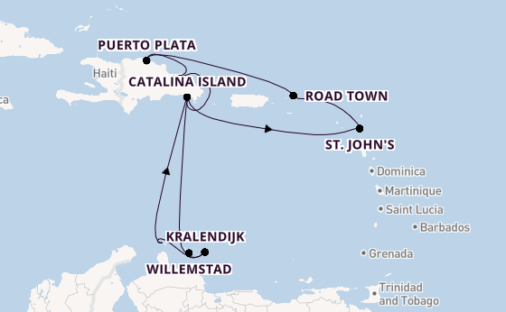 Caribbean vanaf La Romana met de Mein Schiff 5