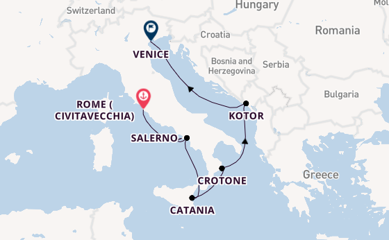 Western Mediterranean from United Kingdom with the Azamara Quest