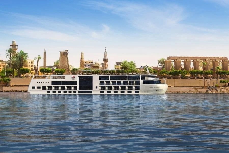 Nile River from Luxor, Egypt with the Viking Thoth