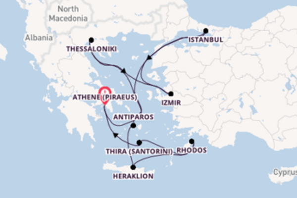 In 11 dagen naar Athene (Piraeus)