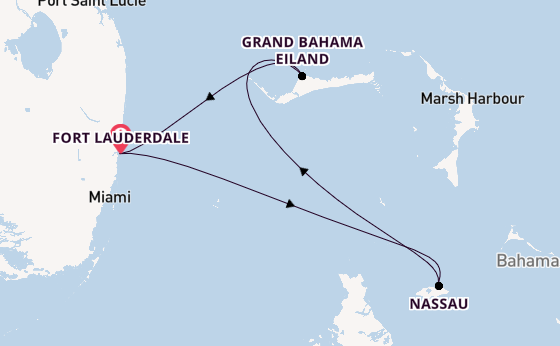Caribbean vanaf Fort Lauderdale, Verenigde Staten met de Brilliance of the Seas