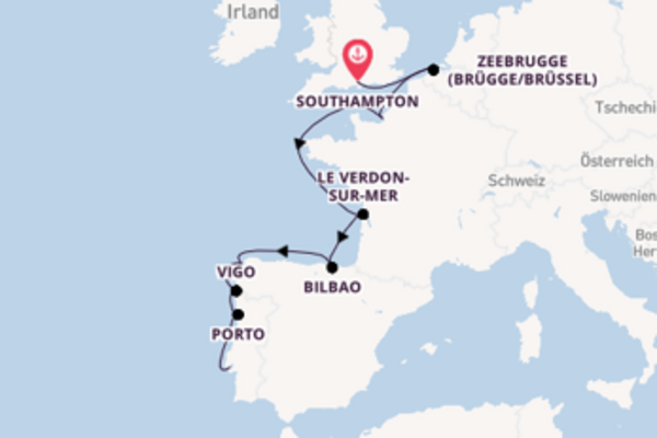 In 10 Tagen nach Lissabon über Le Verdon-sur-Mer