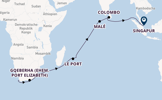 Südafrika ab Kapstadt, Südafrika auf der Mein Schiff 6