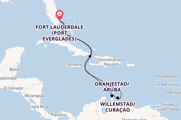 Südliche Karibik ab Fort Lauderdale (Port Everglades), USA auf der Regal Princess