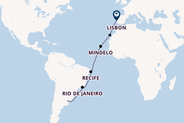 Transatlantic from Buenos Aires, Argentina with the Norwegian Star