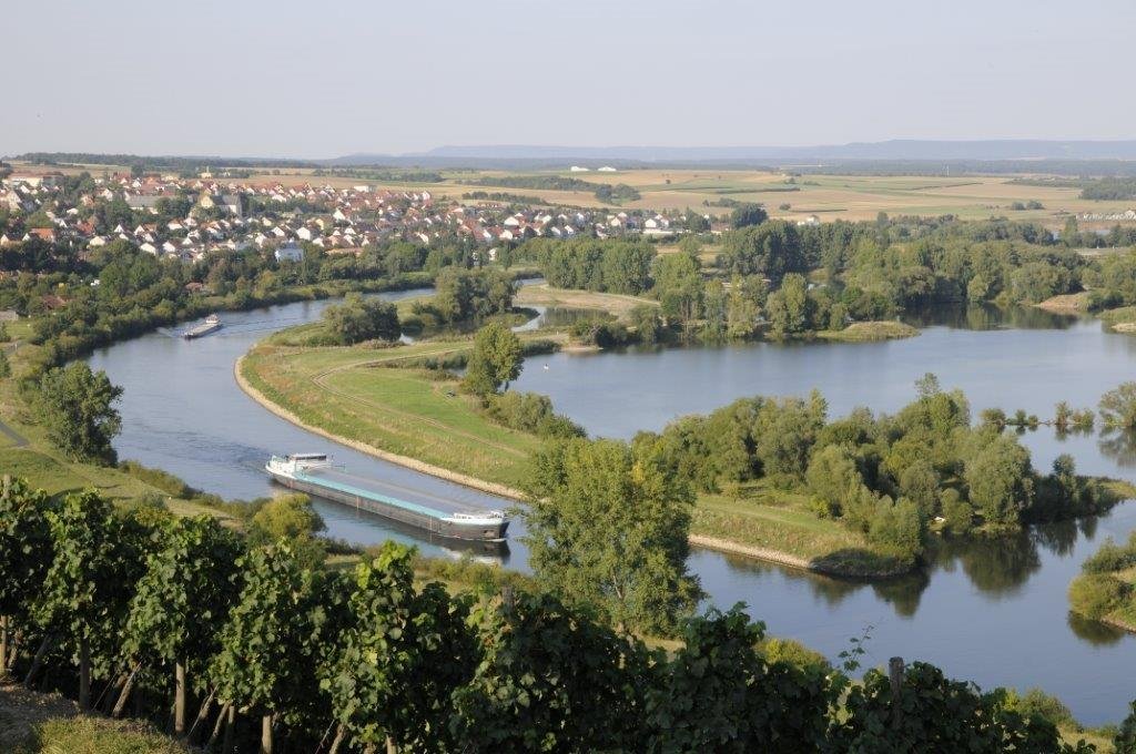 Rhein ab Düsseldorf, Deutschland auf der VIVA RUBY