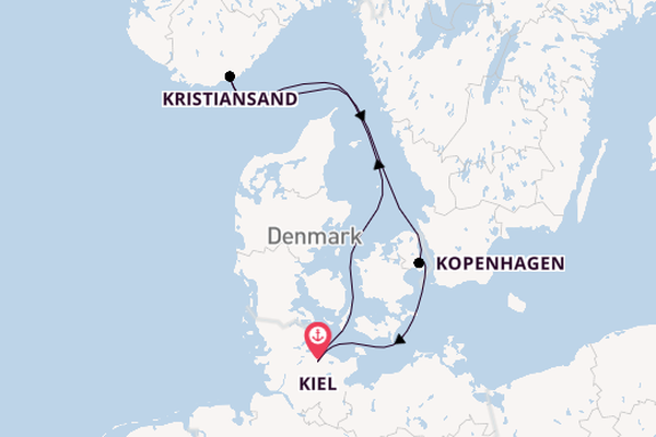 Vaar langs het charmante Kristiansand