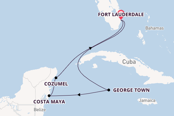 Westelijke Caraïben vanaf Fort Lauderdale, Verenigde Staten met de Celebrity Summit
