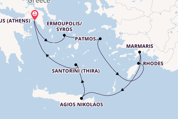 Greece Intensive Cruise: Syros, Patmos & Rhodes