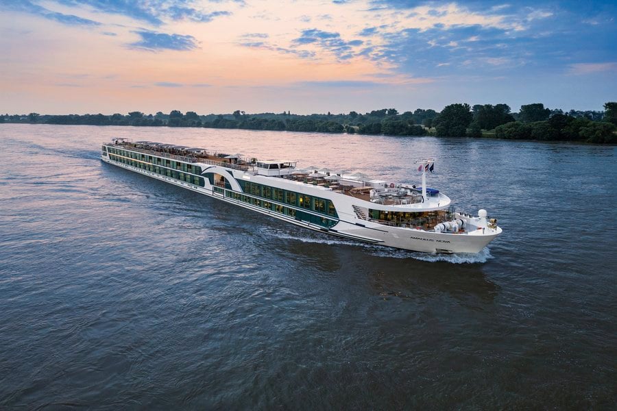 Donau vanaf Passau, Duitsland met de Amadeus Nova