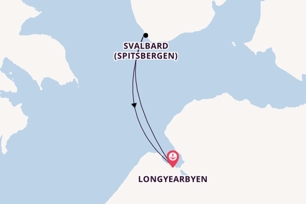Noorwegen vanaf Longyearbyen, Noorwegen met de Silver Endeavour