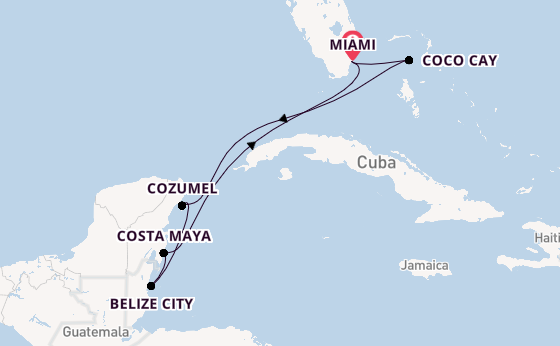 Caribbean from Miami, Florida, USA with the Celebrity Beyond