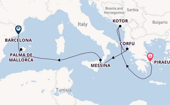 Mediterranean Sicily & Spain Summer Cruise