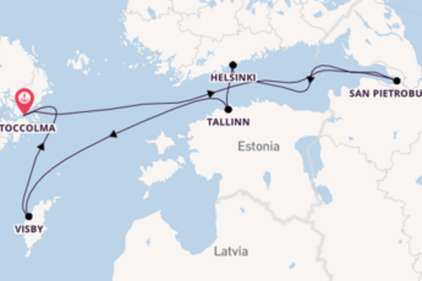 Romantico viaggio di 8 giorni passando per Tallinn