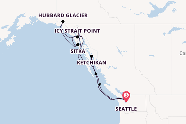 Alaska & West Canada from Seattle, Washington, USA with the Norwegian Joy