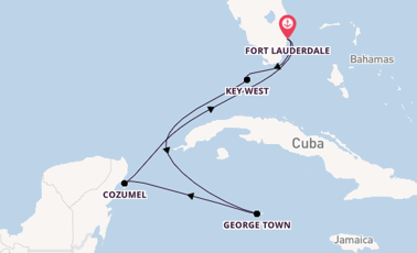Westelijke Caraïben vanaf Fort Lauderdale, Verenigde Staten met de Celebrity Reflection
