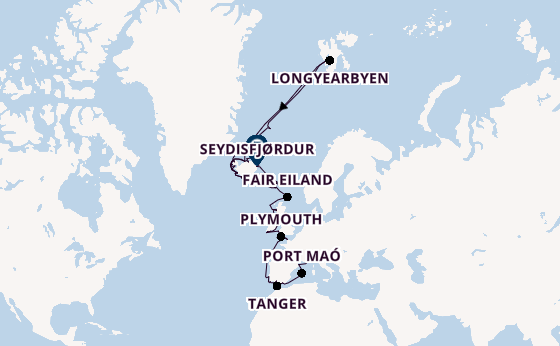 Britse Eilanden vanaf Genua, Italië met de Seabourn Pursuit