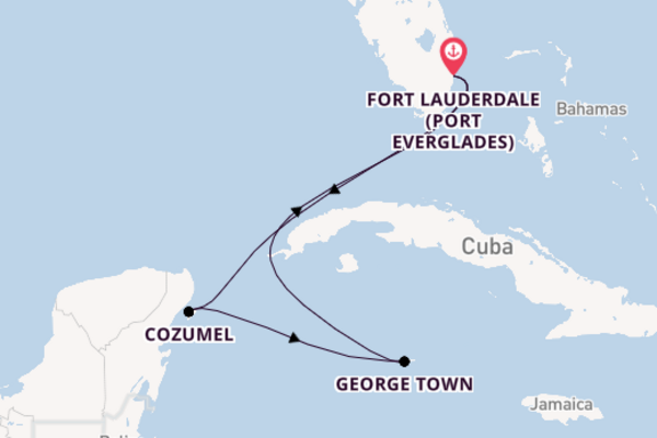 8 day cruise with the Celebrity Beyond to Fort Lauderdale (Port Everglades)