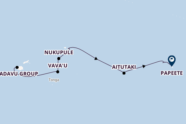Polynesia from Lautoka, Fiji with the Seabourn Pursuit