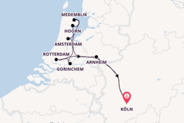 Begeisternde Reise über Gorinchem in 6 Tagen
