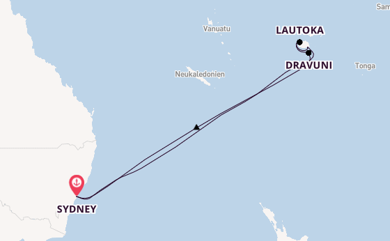 Fidschi ab Sydney auf der Royal Princess