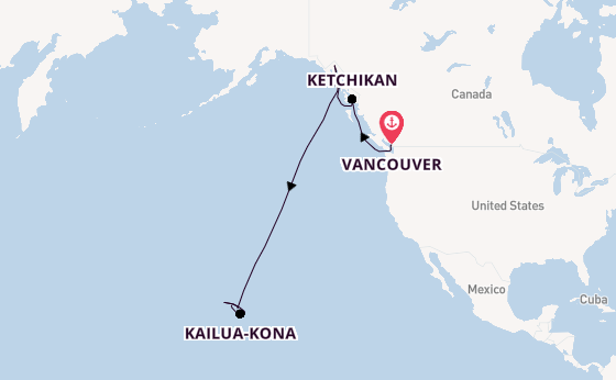 Polynesië vanaf Vancouver, Canada met de Norwegian Spirit