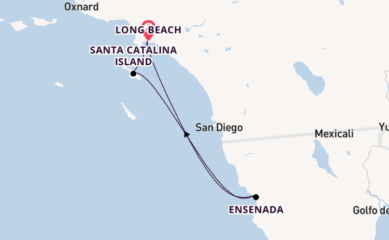USA West Coast from Australia with the Carnival Radiance