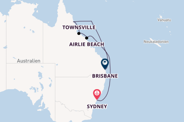Spannende Reise über Townsville in 9 Tagen