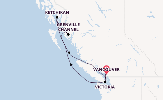 Alaska & West Canada from Vancouver, Canada with the Nieuw Amsterdam