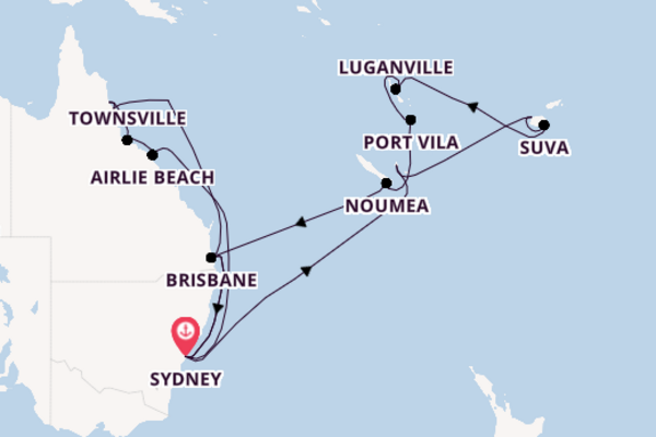 Geniet van het pittoreske Sydney met Cunard