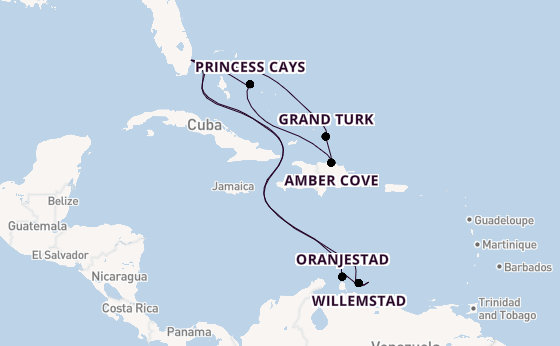 Caribbean vanaf Fort Lauderdale, Verenigde Staten met de Regal Princess