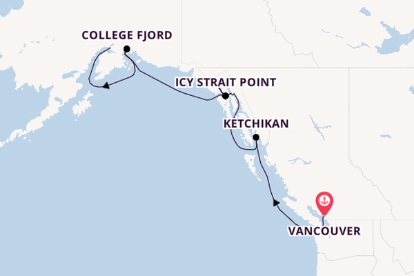 Alaska & West Canada from Vancouver, Canada with the Island Princess