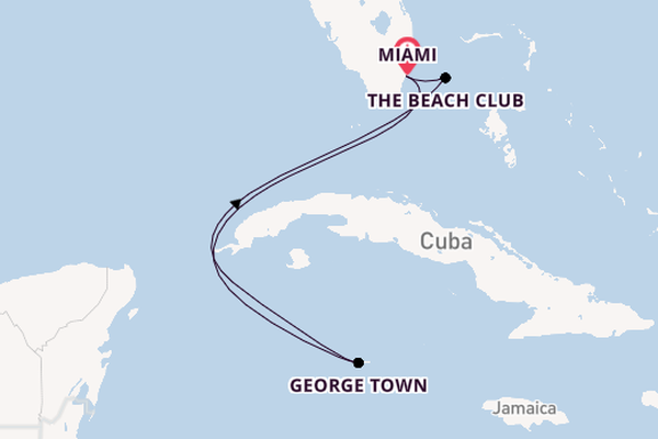 Caribbean from Miami, Florida, USA with the Valiant Lady