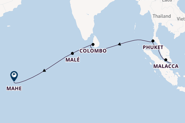 South East Asia from Singapore, Singapore with the Seabourn Quest