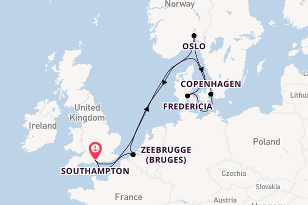 No Fly Scandinavia Shores & Northern Vistas