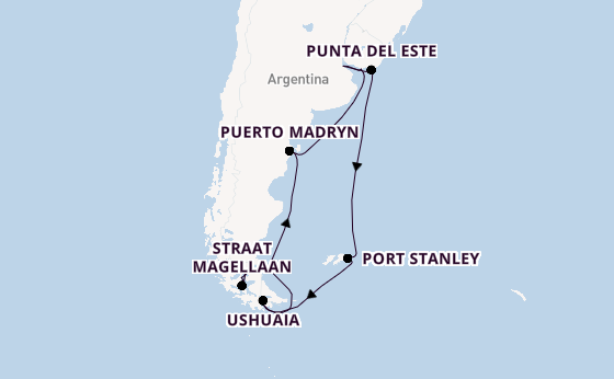 Zuid-Amerika vanaf Buenos Aires, Argentinië met de Celebrity Equinox