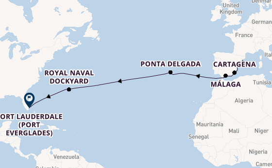 Transatlantic from Barcelona, Spain with the Brilliance of the Seas