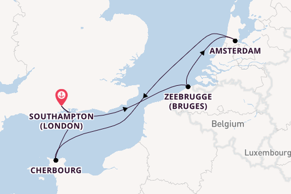 British Isles from Southampton, England with the Queen Victoria