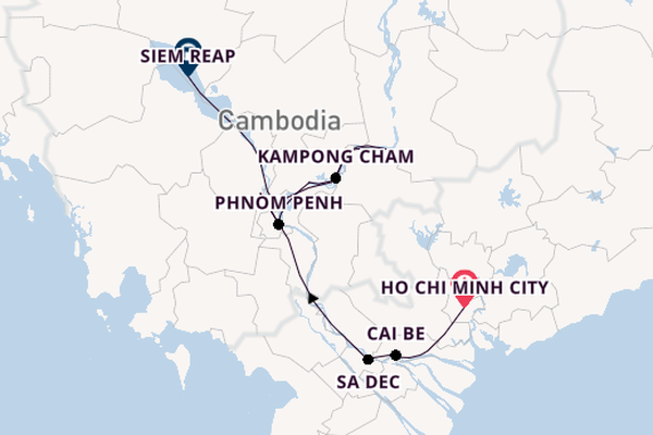 Southeast Asia from Ho Chi Minh City, Vietnam with the Scenic Spirit