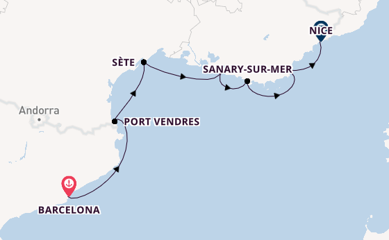 Luxury Barcelona to the French Riviera & FREE Barcelona Stay