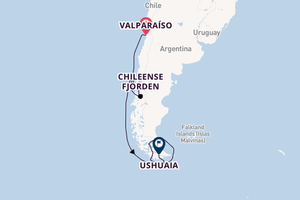 Zuid-Amerika vanaf Valparaíso, Chili met de HANSEATIC inspiration