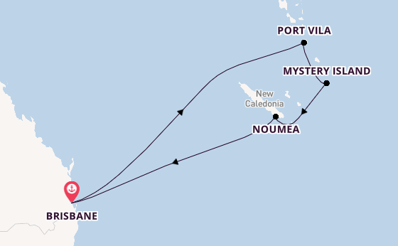 South Pacific from Brisbane, Australia with the Quantum of the Seas