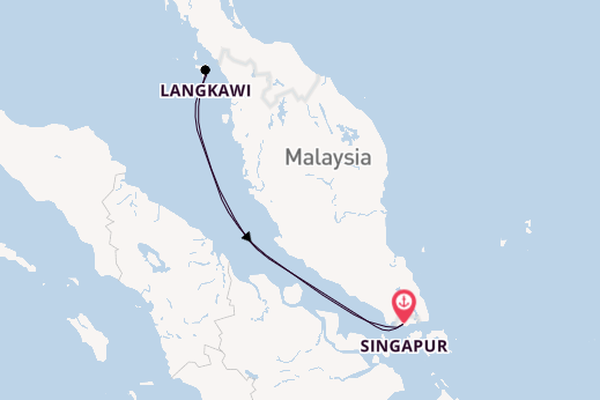 Südostasien ab Singapur, Singapur auf der Disney Adventure