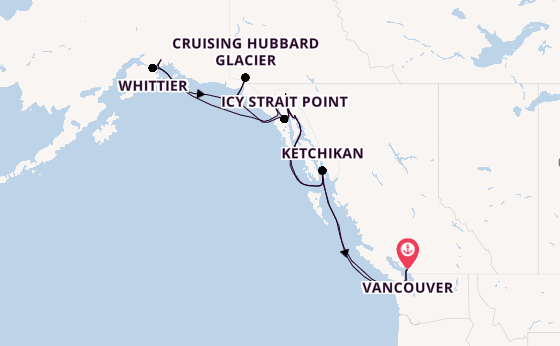 Alaska & West Canada from Vancouver, Canada with the Westerdam