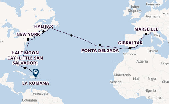 Transatlantic from Savona, Italy with the Costa Fascinosa